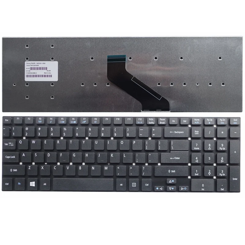 English FOR Acer E5-511 E5-511-P9Y3 E5-511G E5-571G E1-511P E5-521G E5-571PG E5-571 ES1-512 ES1-711 ES1-711G US keyboard
English FOR Acer E5-511 E5-511-P9Y3 E5-511G E5-571G E1-511P E5-521G E5-571PG E5-571 ES1-512 ES1-711 ES1-711G US keyboard