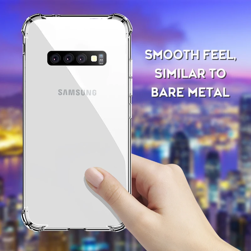 Transparent Back Cover For Samsung S10 Plus S10e Full Protection Anti-knock TPU Silicone Cases For Samsung Galaxy S10 Plus S10e
Transparent Back Cover For Samsung S10 Plus S10e Full Protection Anti-knock TPU Silicone Cases For Samsung Galaxy S10 Plus S10e