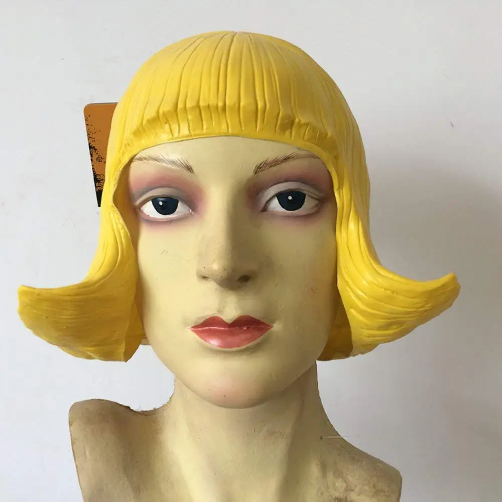 Pretty Yellow CD Latex Wig Black Red Blue Latex Wigs for Party Halloween Costume Carnival Cosplay Hair Wig Overhead Masks
Pretty Yellow CD Latex Wig Black Red Blue Latex Wigs for Party Halloween Costume Carnival Cosplay Hair Wig Overhead Masks