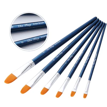 6pcs/set Nylon Oil Paint Brush Pen for Painting Different Size and Colors Paint Brushes For Acrylic Painting Student Supplies
6pcs/set Nylon Oil Paint Brush Pen for Painting Different Size and Colors Paint Brushes For Acrylic Painting Student Supplies