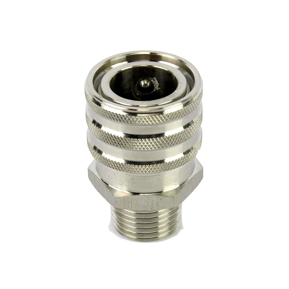 Kegland High quality Stainless Steel Female quick disconnects 1/2" BSP Male Thread,Homebrew Hardware, Pump fitting
Kegland High quality Stainless Steel Female quick disconnects 1/2" BSP Male Thread,Homebrew Hardware, Pump fitting