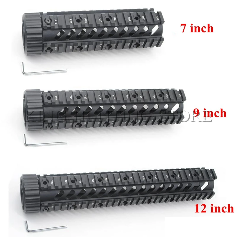 Paintball Airsoft 7" 9" 12" M16 M4 AR-15 Quad Rail Handguard Free Float Hunting Accessorie.223/5.56 Picatinny Quad Rail
Paintball Airsoft 7" 9" 12" M16 M4 AR-15 Quad Rail Handguard Free Float Hunting Accessorie.223/5.56 Picatinny Quad Rail