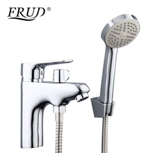 Frud 1set bathroom fixture Zinc alloy faucets with hand shower head toilet water basin sink tap bath sink faucet water mixer
Frud 1set bathroom fixture Zinc alloy faucets with hand shower head toilet water basin sink tap bath sink faucet water mixer