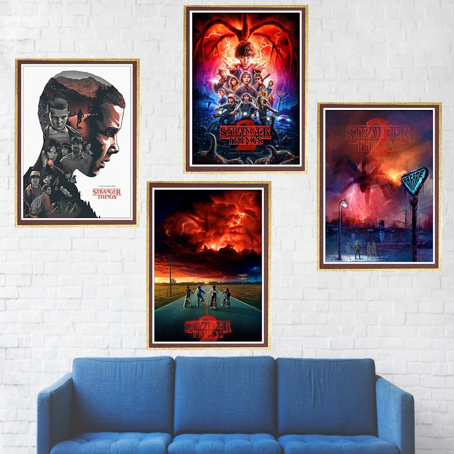 TV Series Stranger Things Season 2 Poster coated Paper clear image wall Poster Kids' room decor wall sticker
TV Series Stranger Things Season 2 Poster coated Paper clear image wall Poster Kids' room decor wall sticker