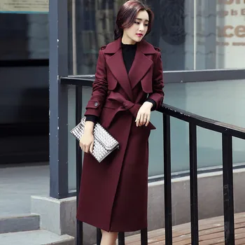 Winter Fashion Women Loose New Coat Long Sleeve Medium Long High Quality Wool Jacket Female Thicken Warm Woolen Coat AL
Winter Fashion Women Loose New Coat Long Sleeve Medium Long High Quality Wool Jacket Female Thicken Warm Woolen Coat AL