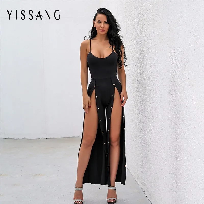 Yissang Sexy Woman Sleeveless Backless Jumpsuits Long Overalls Night Club Rompers Buttoms Party Playsuit Bodycons Drop Shipping
Yissang Sexy Woman Sleeveless Backless Jumpsuits Long Overalls Night Club Rompers Buttoms Party Playsuit Bodycons Drop Shipping