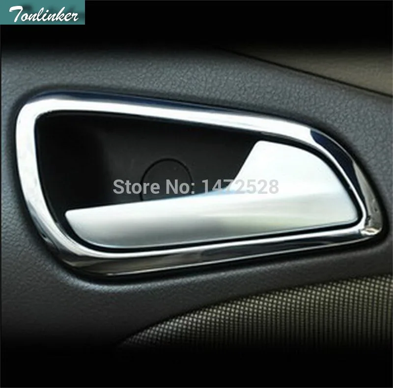 Tonlinker 4 PCS Stainless Steel Interior Trim Door Hand-clasping Ring Stickers for Chevrolet Cruze Sedan Hatchback Accessories
Tonlinker 4 PCS Stainless Steel Interior Trim Door Hand-clasping Ring Stickers for Chevrolet Cruze Sedan Hatchback Accessories