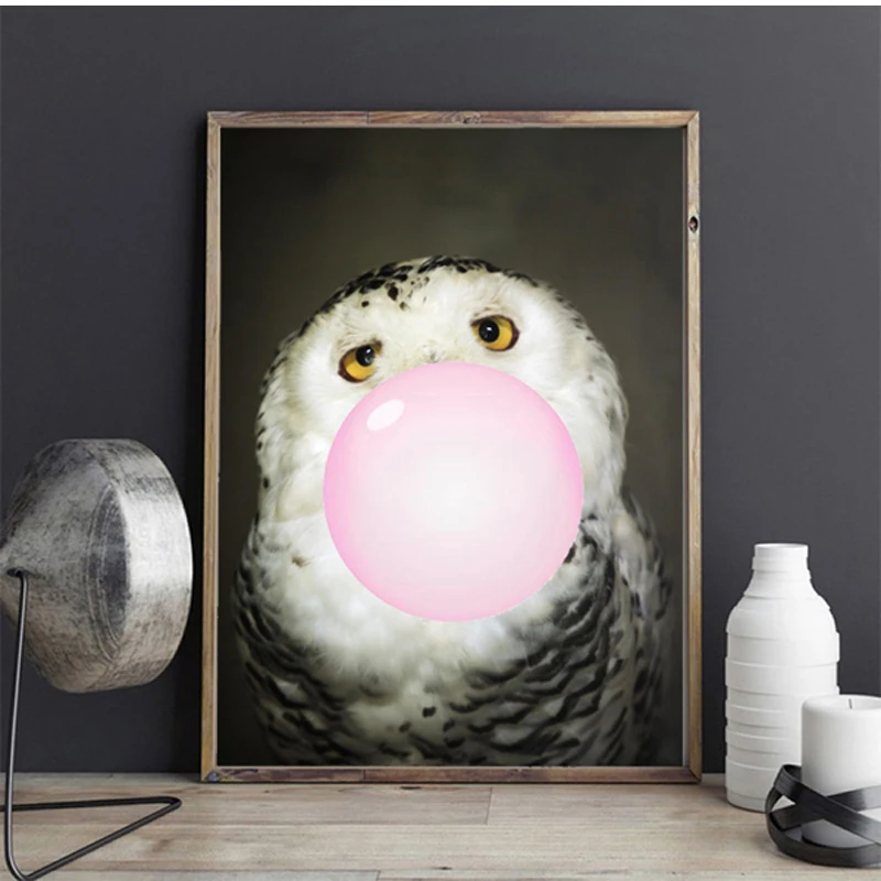 Kawaii Animal Art Canvas Print Painting Poster , Bubble Owl Wall Pictures For Home Decoration, Childrens Room Decor
Kawaii Animal Art Canvas Print Painting Poster , Bubble Owl Wall Pictures For Home Decoration, Childrens Room Decor