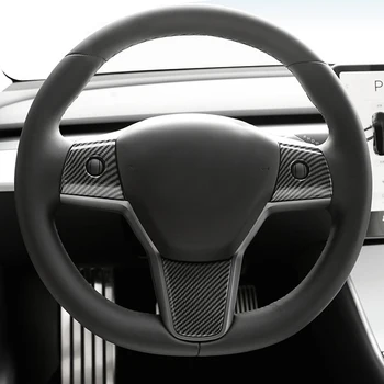 For Tesla Model 3 Blue Star 2017-2020 Carbon Style Steering Wheel Button Frame Decoration Cover Trim Sticker Car Styling
For Tesla Model 3 Blue Star 2017-2020 Carbon Style Steering Wheel Button Frame Decoration Cover Trim Sticker Car Styling