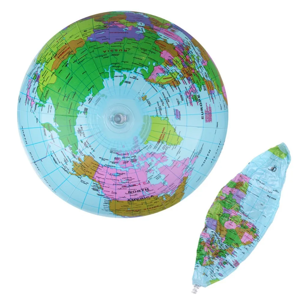40cm Inflatable World Globe Map Balloon Beach Play Toys For Children Kids Hobbies Toy Teach Education Geography Tools
40cm Inflatable World Globe Map Balloon Beach Play Toys For Children Kids Hobbies Toy Teach Education Geography Tools