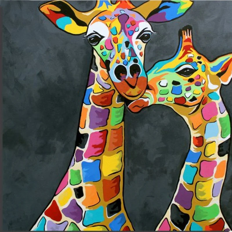 Hand-painted Modern Colorful wall art Oil Painting on Canvas Animal deer wall Decor pictures for Living room 60x60cm
Hand-painted Modern Colorful wall art Oil Painting on Canvas Animal deer wall Decor pictures for Living room 60x60cm