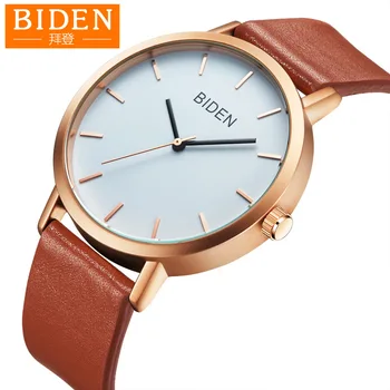 women and men watches genuine leather simple Biden brand woman man wristwatches quartz waterproof black brown Citizen movement
women and men watches genuine leather simple Biden brand woman man wristwatches quartz waterproof black brown Citizen movement