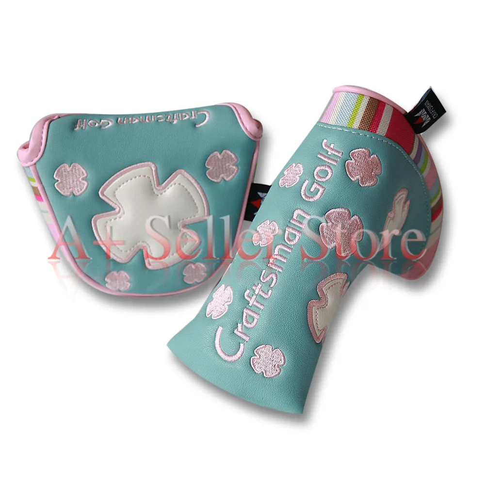 6002413 Blue Pink Yotsunoha Putter Mallet Cover (15)