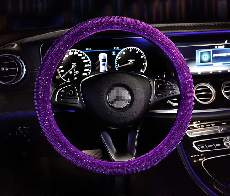 Diamond Car Steering Wheel Covers for Women Girls Leather Lady Crystal Rhinestone Steering-Wheel Cases Auto Interior Accessories
Diamond Car Steering Wheel Covers for Women Girls Leather Lady Crystal Rhinestone Steering-Wheel Cases Auto Interior Accessories