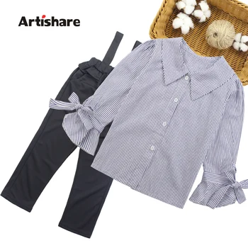 Girls Clothing Set Turn Down Collar Blouse + Jumpsuit 2pcs Clothes For Girls 2018 Autumn Big Girls School Clothes 6 8 10 12 13
Girls Clothing Set Turn Down Collar Blouse + Jumpsuit 2pcs Clothes For Girls 2018 Autumn Big Girls School Clothes 6 8 10 12 13