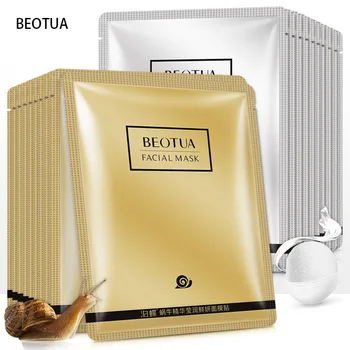 10 pcs Snail Essence Silk Face Sheet Mask Brightens Skin Replenishing Water Moisturizing Controlling Oil Skin Care Anti Age Mask 
10 pcs Snail Essence Silk Face Sheet Mask Brightens Skin Replenishing Water Moisturizing Controlling Oil Skin Care Anti Age Mask