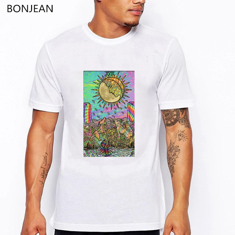 Vintage t shirt men tarot moon printed tshirt homme anime shirt male oversized t-shirt white geek tee shirt hip hop streetwear
Vintage t shirt men tarot moon printed tshirt homme anime shirt male oversized t-shirt white geek tee shirt hip hop streetwear