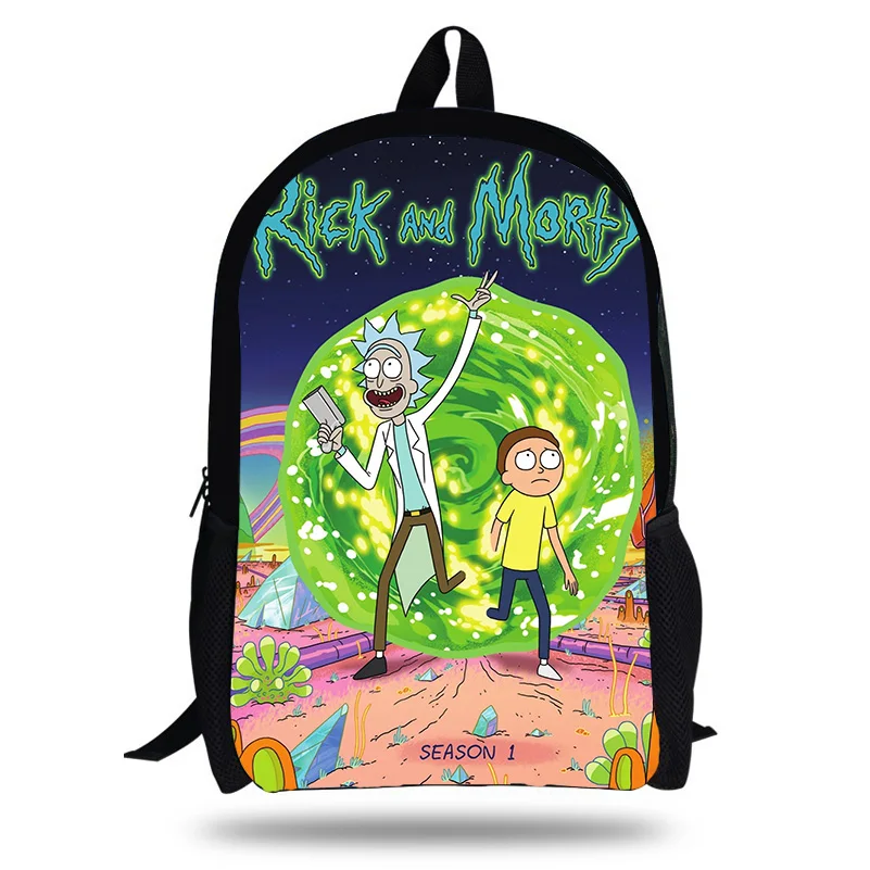 Rick and Morty dabbing Pickle Rick Pepe Printing Children School Bags for Teenage Boy Girls Students Backpack Mochila Escolar
Rick and Morty dabbing Pickle Rick Pepe Printing Children School Bags for Teenage Boy Girls Students Backpack Mochila Escolar