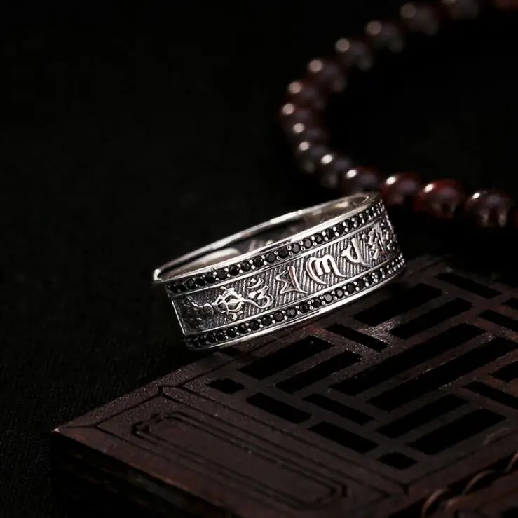 Lengkea jewelry Vintage 925 Sterling Silver ring Lucky symbols opening ring Men ring men Jewelry men accessories boyfriend Gifts
Lengkea jewelry Vintage 925 Sterling Silver ring Lucky symbols opening ring Men ring men Jewelry men accessories boyfriend Gifts