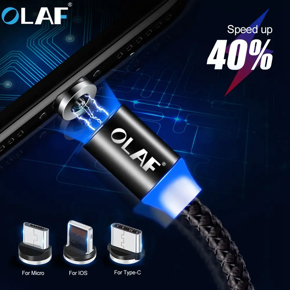 Olaf LED Magnetic USB Cable for iPhone Xs Max X 8 7 & Micro USB Cable & USB Type C Cable for Samsung S9 Plus Xiaomi Huawei USB C
Olaf LED Magnetic USB Cable for iPhone Xs Max X 8 7 & Micro USB Cable & USB Type C Cable for Samsung S9 Plus Xiaomi Huawei USB C
