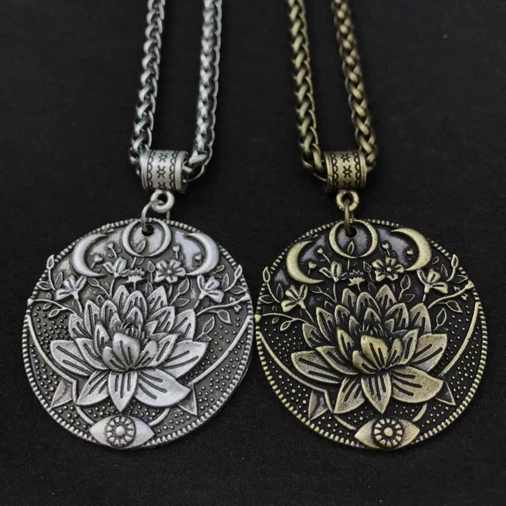 1pcs 3D Lotus eyes moon pendant women lotu Mandala flower necklace Wiccan Lotus Meditation Yoga Spiritual Jewelry Moon Necklace
1pcs 3D Lotus eyes moon pendant women lotu Mandala flower necklace Wiccan Lotus Meditation Yoga Spiritual Jewelry Moon Necklace