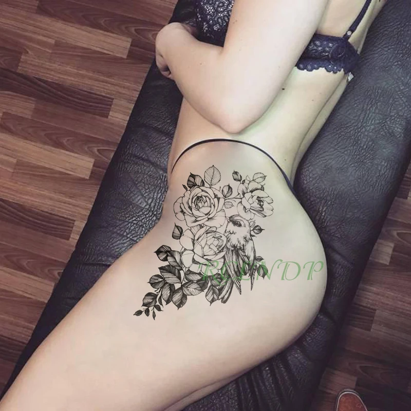 Waterproof Temporary Tattoo Sticker Bird Flower Rose fake tatto Cool flash tatoo tatouage temporaire body art for girl women men
Waterproof Temporary Tattoo Sticker Bird Flower Rose fake tatto Cool flash tatoo tatouage temporaire body art for girl women men