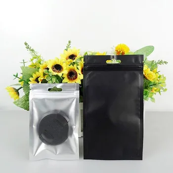 DHL 10*18cm(3.9"*7.1") Black Aluminum Foil Zipper Poly Packing Bag W/ Hang Hole Reclosable Front Clear Ziplock Storage Pouches
DHL 10*18cm(3.9"*7.1") Black Aluminum Foil Zipper Poly Packing Bag W/ Hang Hole Reclosable Front Clear Ziplock Storage Pouches