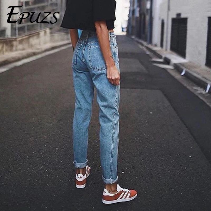 Vintage boyfriend jeans women high waisted jeans Streetwear mom jeans casual pencil trousers korean boyfriend denim pants 2019
Vintage boyfriend jeans women high waisted jeans Streetwear mom jeans casual pencil trousers korean boyfriend denim pants 2019