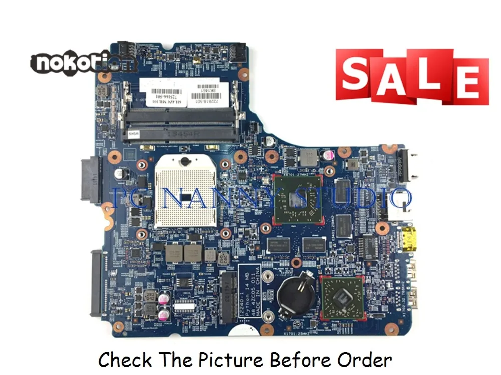 PCNANNY 722818-501 FOR HP ProBook 445 G1 Laptop motherboard DDR3 PC Notebook Mainboard tested
PCNANNY 722818-501 FOR HP ProBook 445 G1 Laptop motherboard DDR3 PC Notebook Mainboard tested