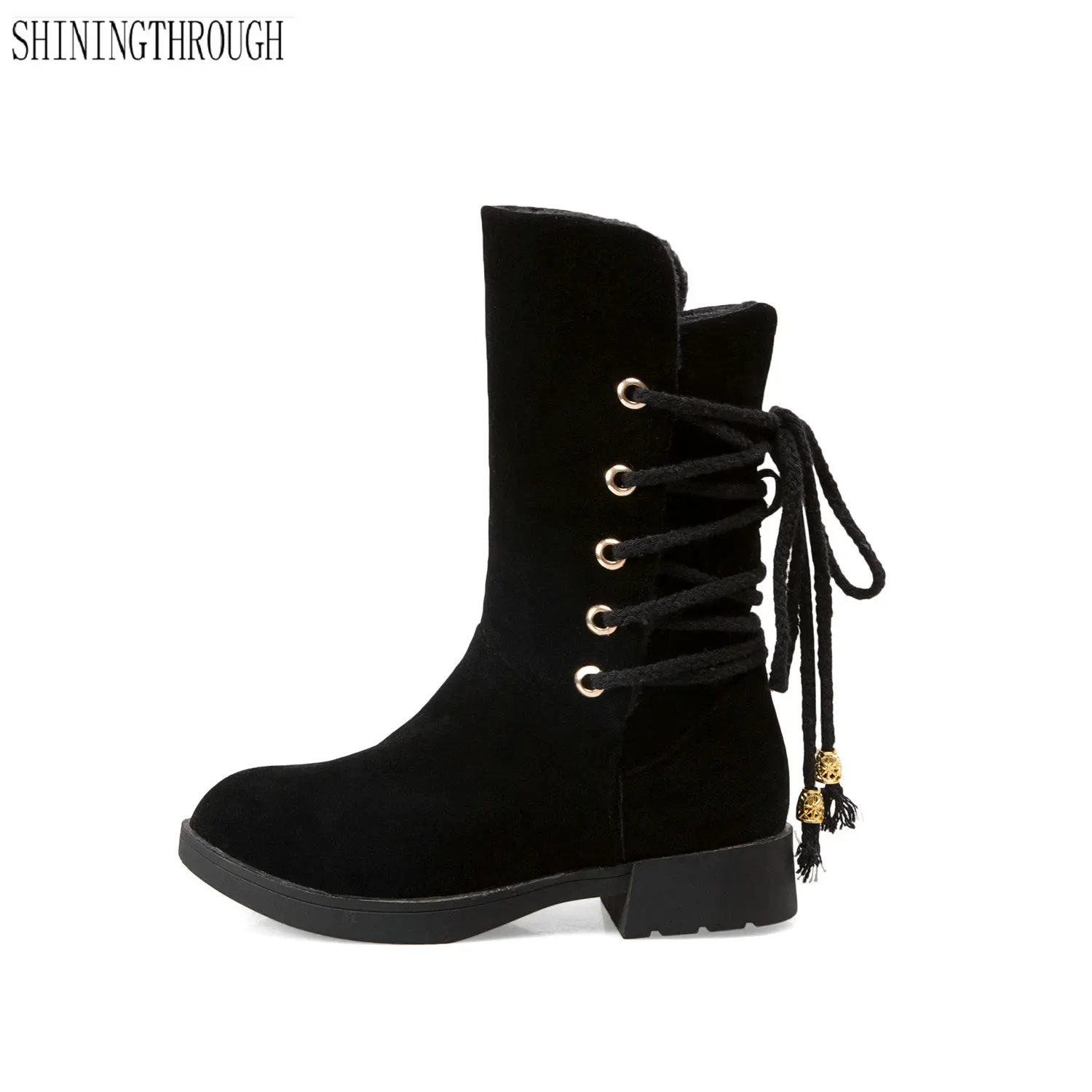 2018 New fashion mid-calf boots winter lace up women boots office ladies shoes low heels snow boots women shoes
2018 New fashion mid-calf boots winter lace up women boots office ladies shoes low heels snow boots women shoes