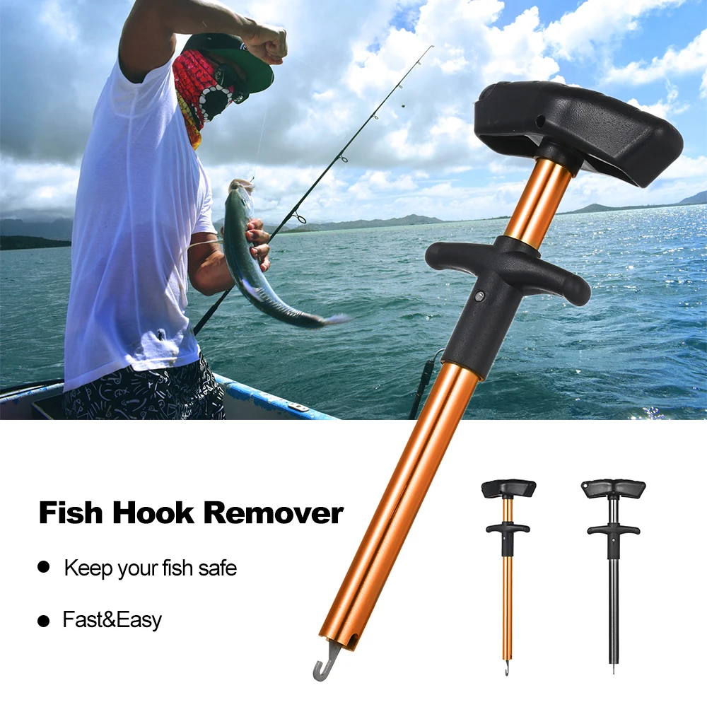 New T-type Easy Fish Hook Remover Minimizing Injuries Fishhooks Removal Unhook Fishes Fishing Tools Accessories
New T-type Easy Fish Hook Remover Minimizing Injuries Fishhooks Removal Unhook Fishes Fishing Tools Accessories