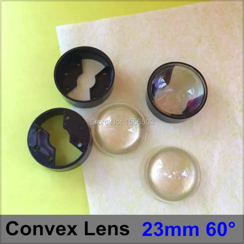 10 sets/lot 23mm 60 degree LED Lenses Black Bracket Holder Set Angle Lens PMMA Optical Lighting Convex Lens Reflector Collimator
10 sets/lot 23mm 60 degree LED Lenses Black Bracket Holder Set Angle Lens PMMA Optical Lighting Convex Lens Reflector Collimator
