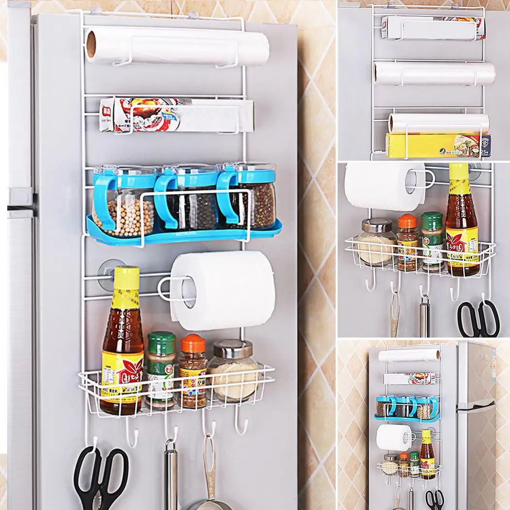 Home Kitchen Refrigerator Suction Cup Metal White Storage Rack Storage, Durable, Strong Bearing Capacity
Home Kitchen Refrigerator Suction Cup Metal White Storage Rack Storage, Durable, Strong Bearing Capacity