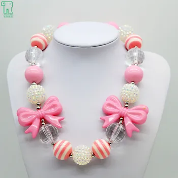2015 New Baby Kids Pink Big Bow Necklace Fashion Children Chunky Bubblegum Chokers Girls Jewelry Princess Big Bow Necklace
2015 New Baby Kids Pink Big Bow Necklace Fashion Children Chunky Bubblegum Chokers Girls Jewelry Princess Big Bow Necklace