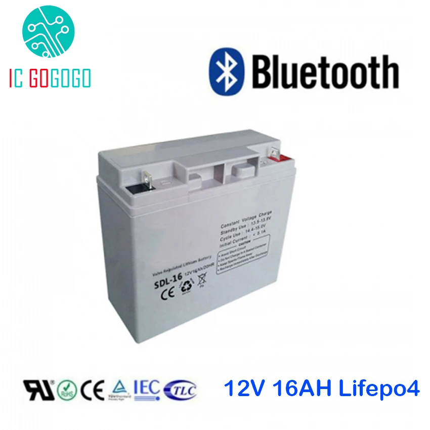 12V 16AH Lifepo4 Battery Pack Deep 2000 Cycle 3.2V Lithium Iron Phosphate Rechargeable Cell Bluetooth BMS Customized Wholesale
12V 16AH Lifepo4 Battery Pack Deep 2000 Cycle 3.2V Lithium Iron Phosphate Rechargeable Cell Bluetooth BMS Customized Wholesale