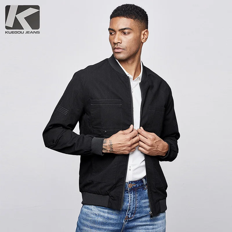 KUEGOU 2019 Autumn Cotton Casual Jacket Men And Coats For Outwear Hip Hop Baseball Varsity Bomber Pilot Vintage Clothes 08019
KUEGOU 2019 Autumn Cotton Casual Jacket Men And Coats For Outwear Hip Hop Baseball Varsity Bomber Pilot Vintage Clothes 08019