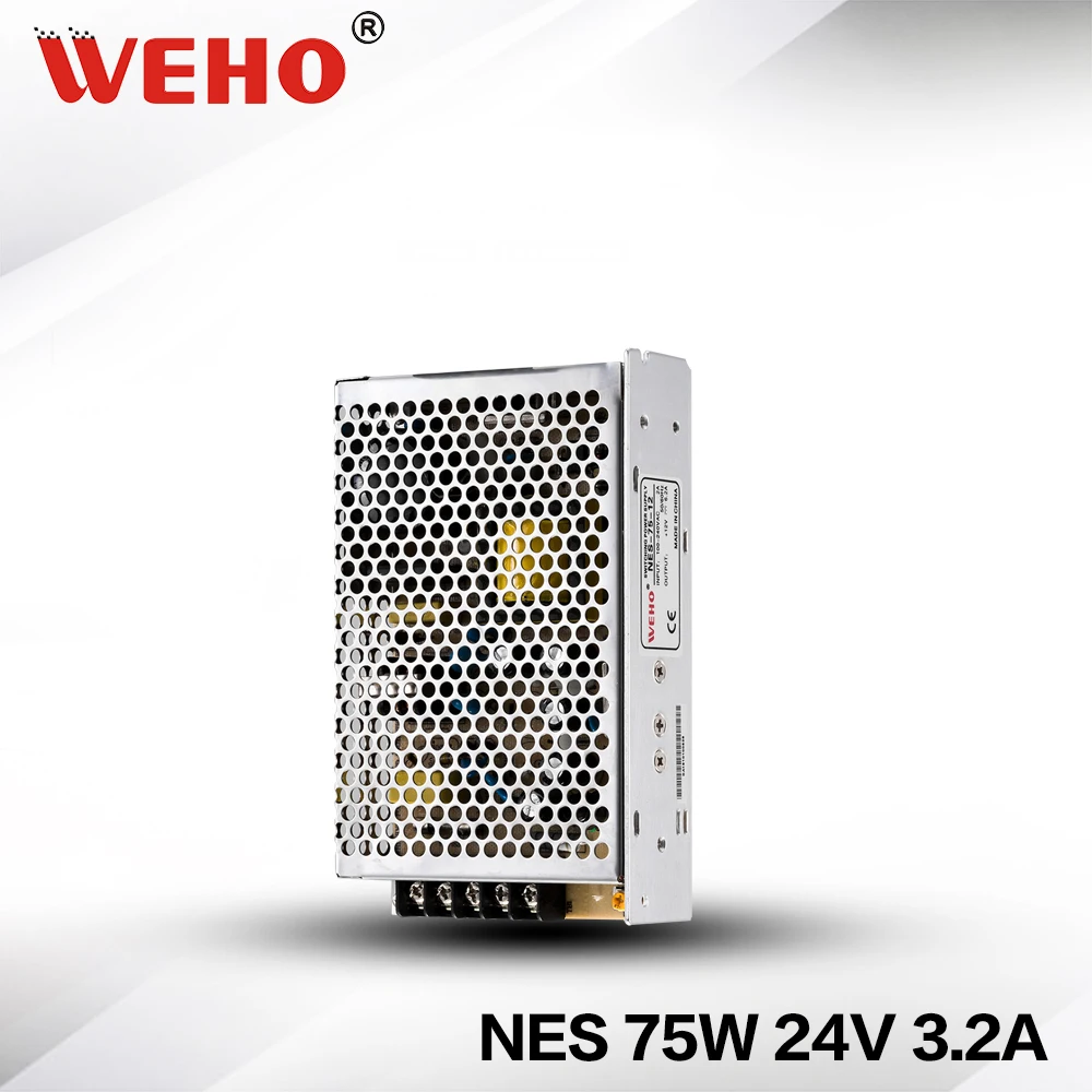 (NES-75-24) IP20 Constant voltage AC to DC power transformer 24vdc 75w switching power supply
(NES-75-24) IP20 Constant voltage AC to DC power transformer 24vdc 75w switching power supply