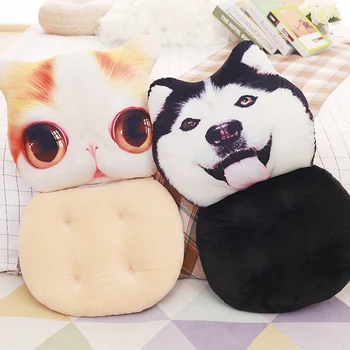 New Arrival Cute Dog Cat Shape Chair Cushion+Back Cushion Set Anti-Slip Throw Pillows Floor Cushions Students Mat Pad almofada
New Arrival Cute Dog Cat Shape Chair Cushion+Back Cushion Set Anti-Slip Throw Pillows Floor Cushions Students Mat Pad almofada