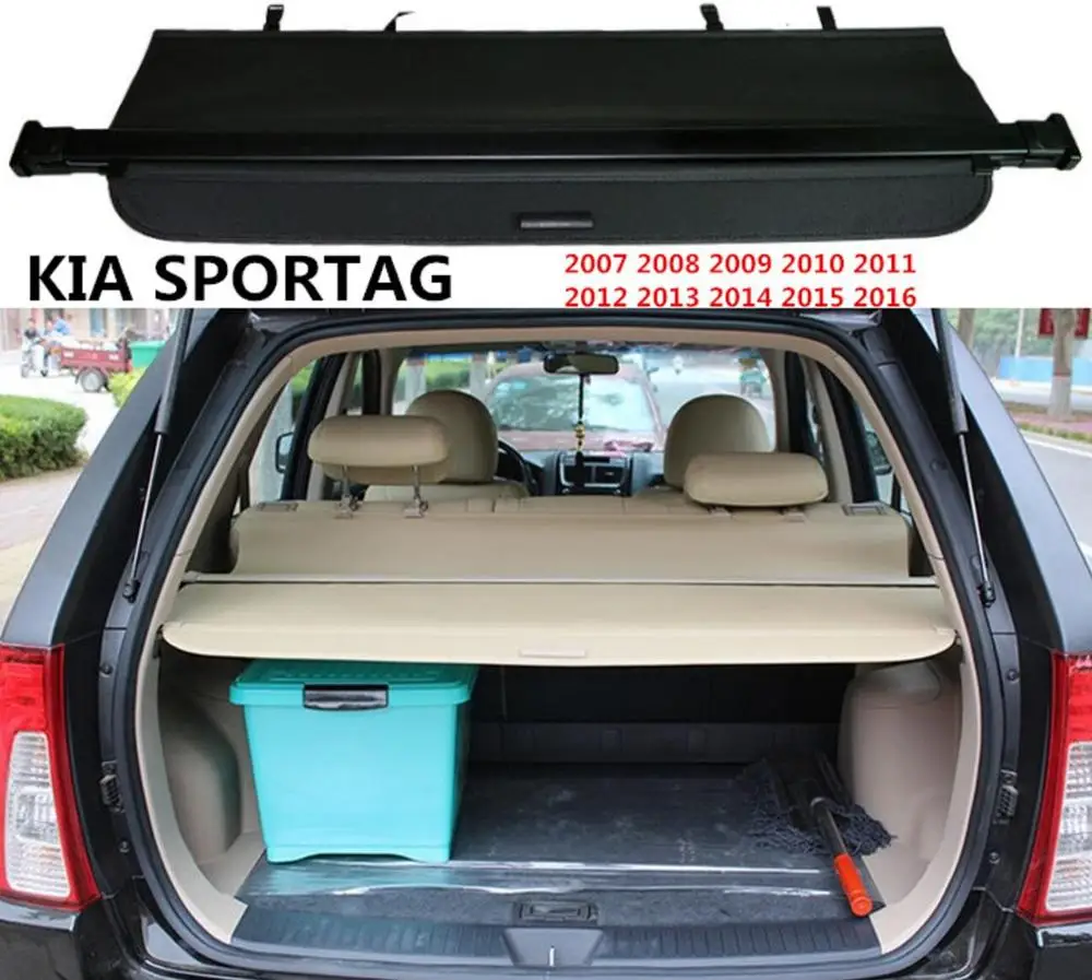 Aluminium alloy + Fabric Rear Trunk Security Shield Cargo Cover For Kia Sportage 2007 2008 2009 2010 2011 2012 2013 2014 - 2016
Aluminium alloy + Fabric Rear Trunk Security Shield Cargo Cover For Kia Sportage 2007 2008 2009 2010 2011 2012 2013 2014 - 2016