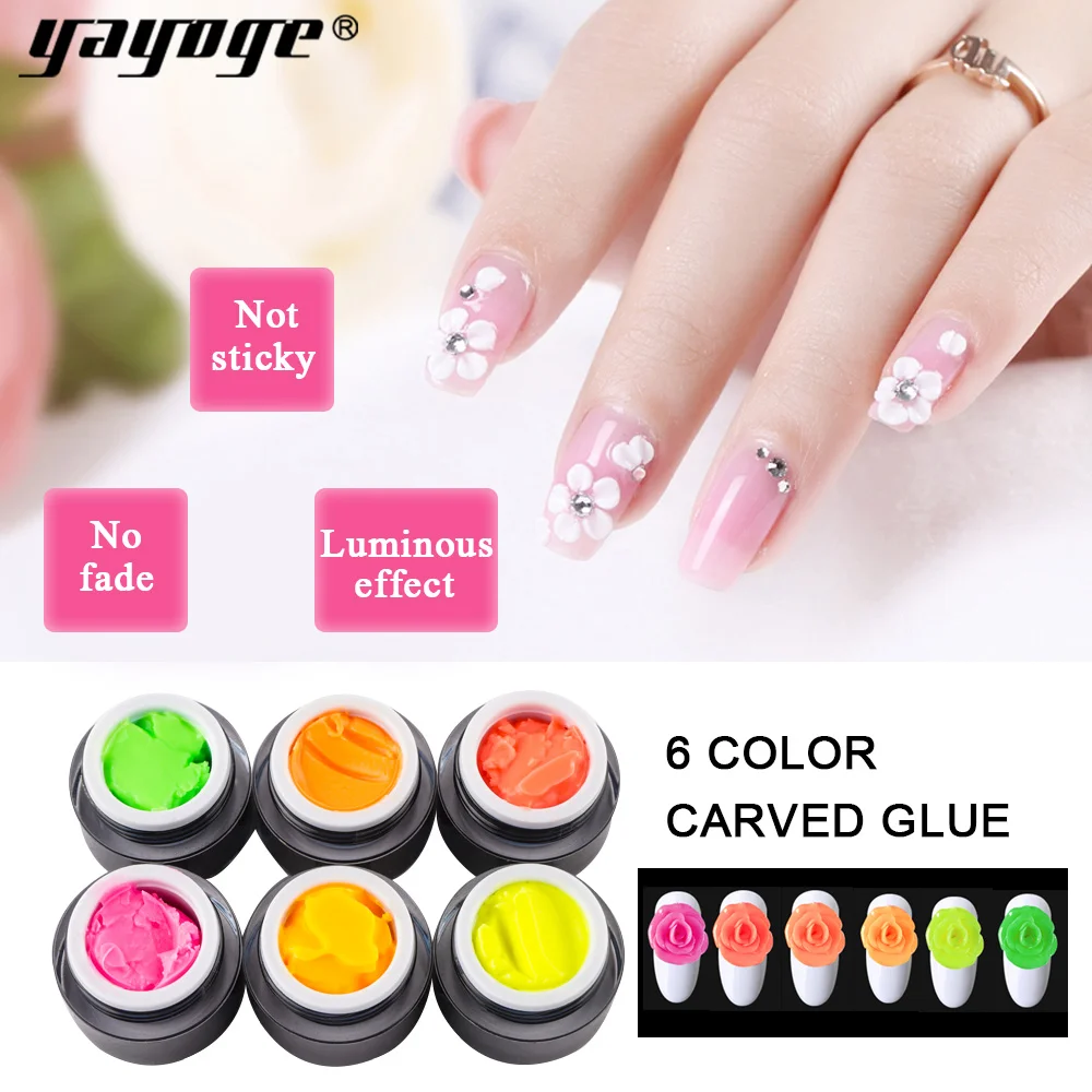 Yayoge Sculpting glue 10 ml the night light Gel 3D pattern of nail art Gel Varnish UV Gel Polish Semi-permanent
Yayoge Sculpting glue 10 ml the night light Gel 3D pattern of nail art Gel Varnish UV Gel Polish Semi-permanent