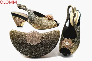 OLOMM Gold Color Shoes with Matching Bags Set Shoe and Matching Bag for Nigeria Party African Wedding Shoes and Bag ! WRP1-23
OLOMM Gold Color Shoes with Matching Bags Set Shoe and Matching Bag for Nigeria Party African Wedding Shoes and Bag ! WRP1-23