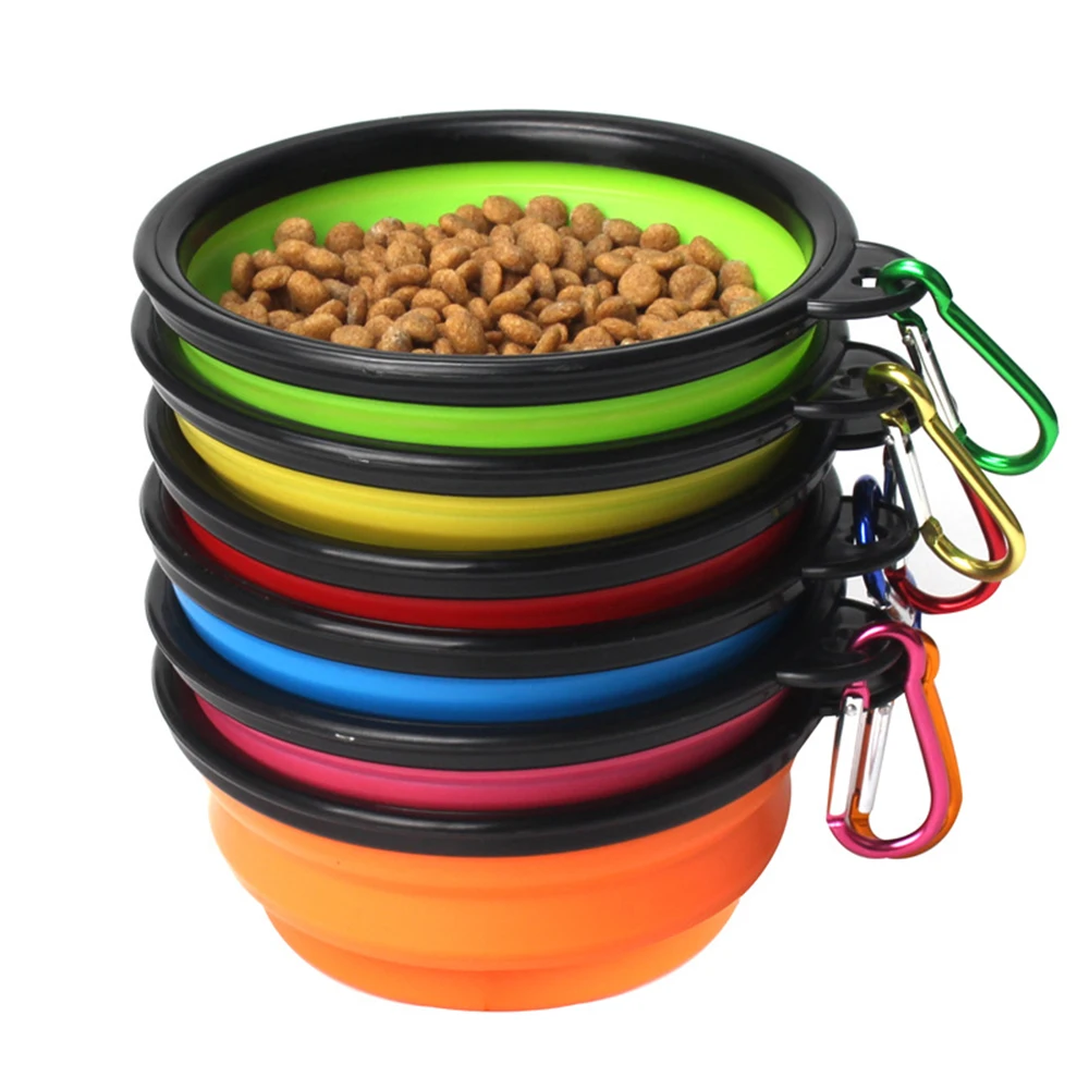 Candy color folding silicone dog bowl outdoor travel portable puppy food container dog food container water bottle
Candy color folding silicone dog bowl outdoor travel portable puppy food container dog food container water bottle