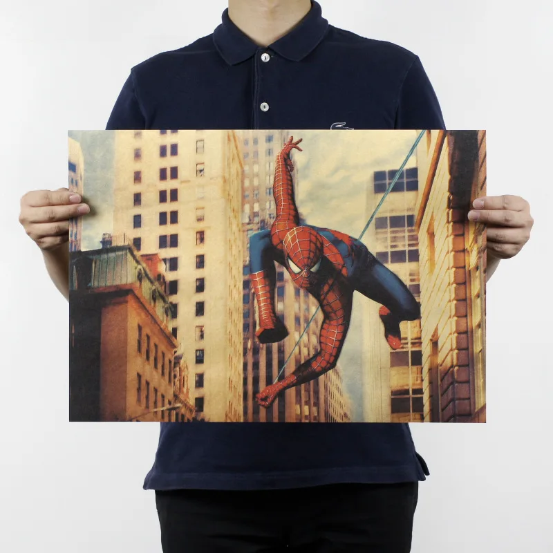 Spider-Man / classic cartoon / retro kraft paper poster / vintage decorative Bar painting 51x35.5cm
Spider-Man / classic cartoon / retro kraft paper poster / vintage decorative Bar painting 51x35.5cm