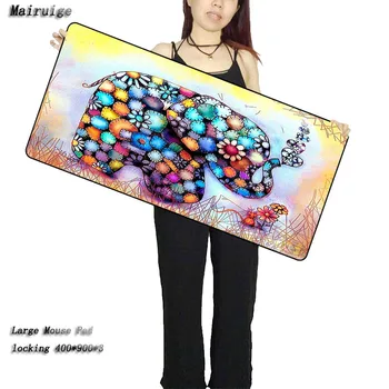 Mairuige Animal Elephant Speed Locking Edge Natural Rubber Mouse Pad Large Waterproof Desk Gaming Mousepad Mat for Dota LOL
Mairuige Animal Elephant Speed Locking Edge Natural Rubber Mouse Pad Large Waterproof Desk Gaming Mousepad Mat for Dota LOL