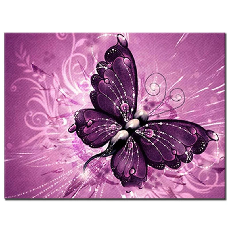 100% Full 5D Diy Daimond Painting Cross-stitch "Purple Butterfly" 3D Diamond Mosaic Round Rhinestones Painting Embroidery animal
100% Full 5D Diy Daimond Painting Cross-stitch "Purple Butterfly" 3D Diamond Mosaic Round Rhinestones Painting Embroidery animal