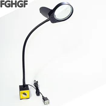 With magnetic base 10 times magnifying glass LED light brightness adjustable Magnet adsorption switch Machine tool work light
With magnetic base 10 times magnifying glass LED light brightness adjustable Magnet adsorption switch Machine tool work light