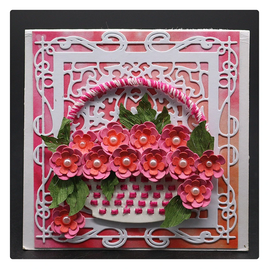 1692 Flower Basket Scrapbook Metal Cutting Dies For Scrapbooking Stencils DIY Album Cards Decoration Embossing Folder Die Cut
1692 Flower Basket Scrapbook Metal Cutting Dies For Scrapbooking Stencils DIY Album Cards Decoration Embossing Folder Die Cut