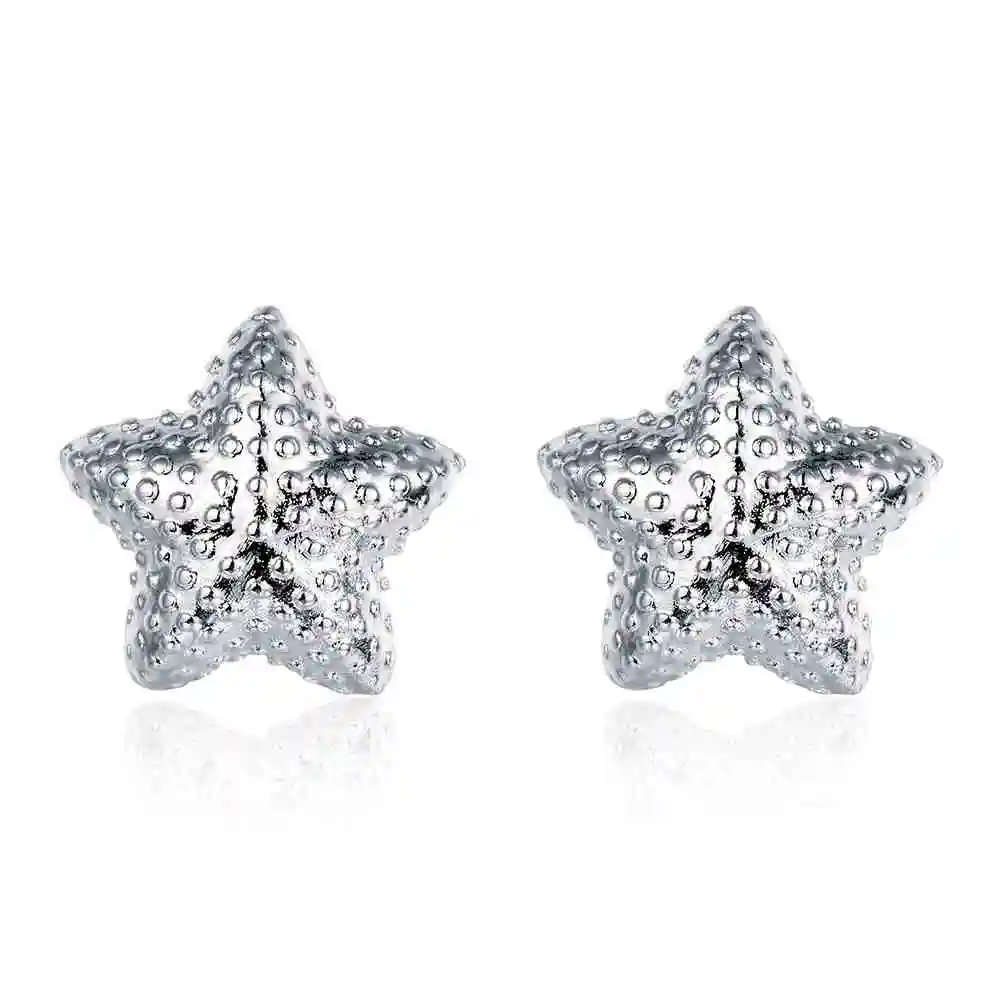 KITEAL 2018 Lovely silver plated earrings for women Five Star stud earings solid stars oorbellen wholsale jewelry
KITEAL 2018 Lovely silver plated earrings for women Five Star stud earings solid stars oorbellen wholsale jewelry