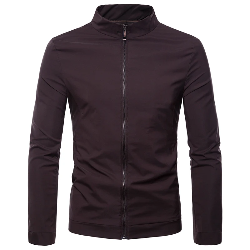 EU large size S-XXL Men's stand neck jackets New Preppy style 2018 autumn winter Outwear jacket solid color Men Jacket Coat
EU large size S-XXL Men's stand neck jackets New Preppy style 2018 autumn winter Outwear jacket solid color Men Jacket Coat