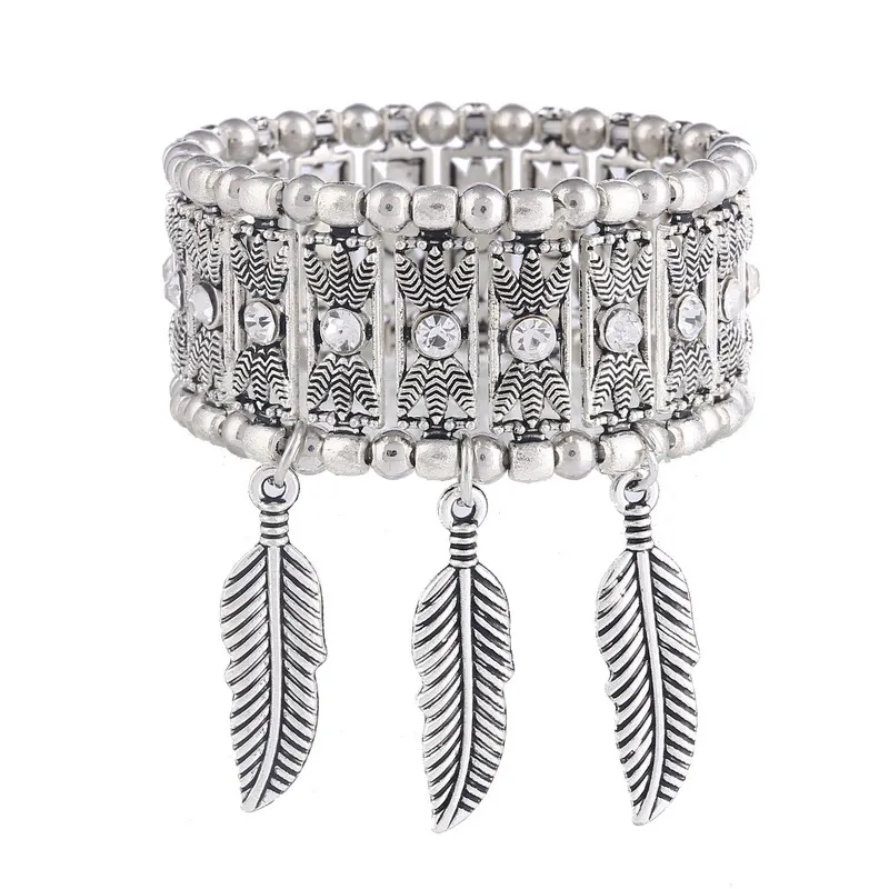 LOVBEAFAS Fashion 2018 Ethnic Bohemian Elastic Women Bracelets & Bangles Crystal Vintage Beach Stretch Boho Leaf Charm Bracelets
LOVBEAFAS Fashion 2018 Ethnic Bohemian Elastic Women Bracelets & Bangles Crystal Vintage Beach Stretch Boho Leaf Charm Bracelets